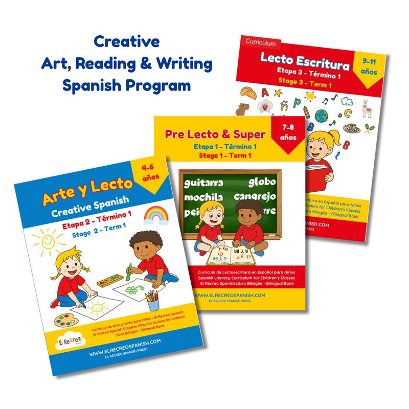 El Recreo Spanish Reading and Writing Program for Kids