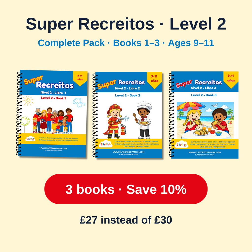 Super Recreitos Level 2 Complete Pack – Books 1–3