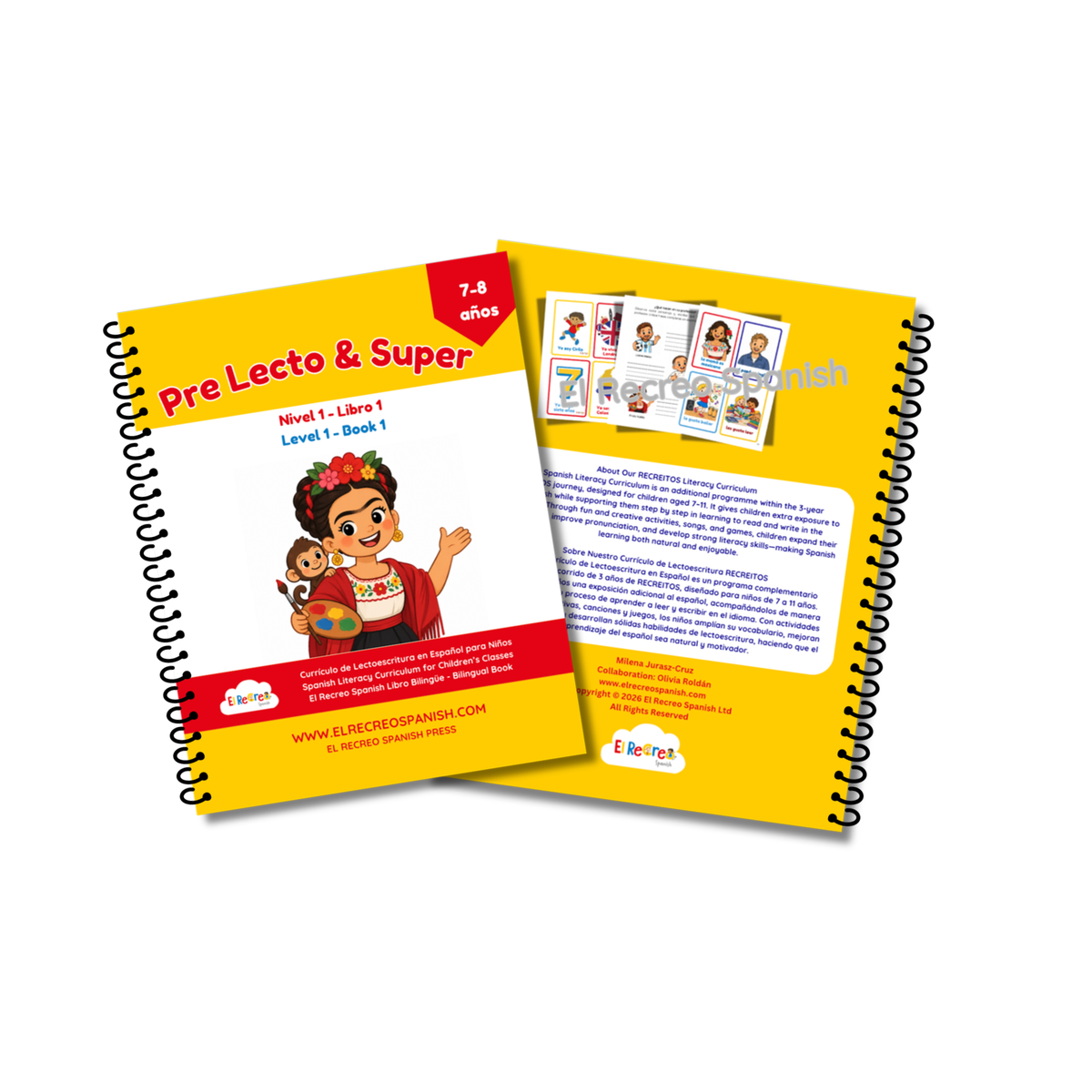 Pre Lecto & Super Level 1 Book 1 – front and back
