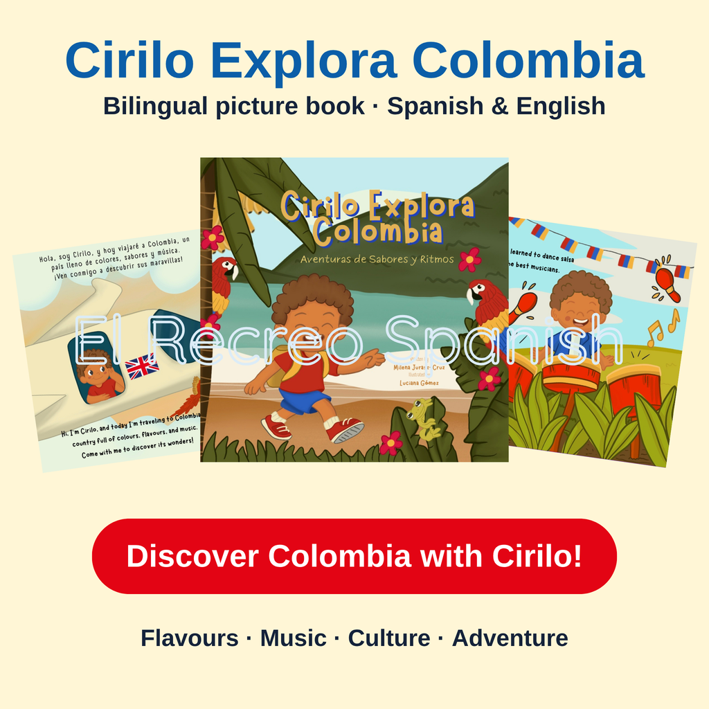 Cirilo Explora Colombia – bilingual picture book, Spanish and English