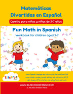 Fun Math in Spanish: A Bilingual Workbook for Children aged 3-7 image 0