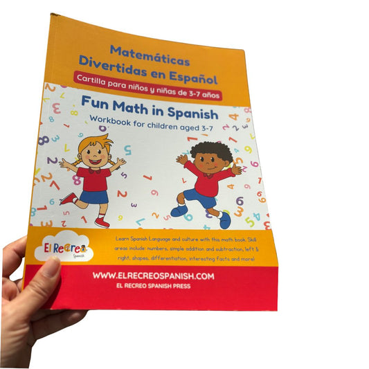 Fun Math in Spanish: A Bilingual Workbook for Children aged 3-7