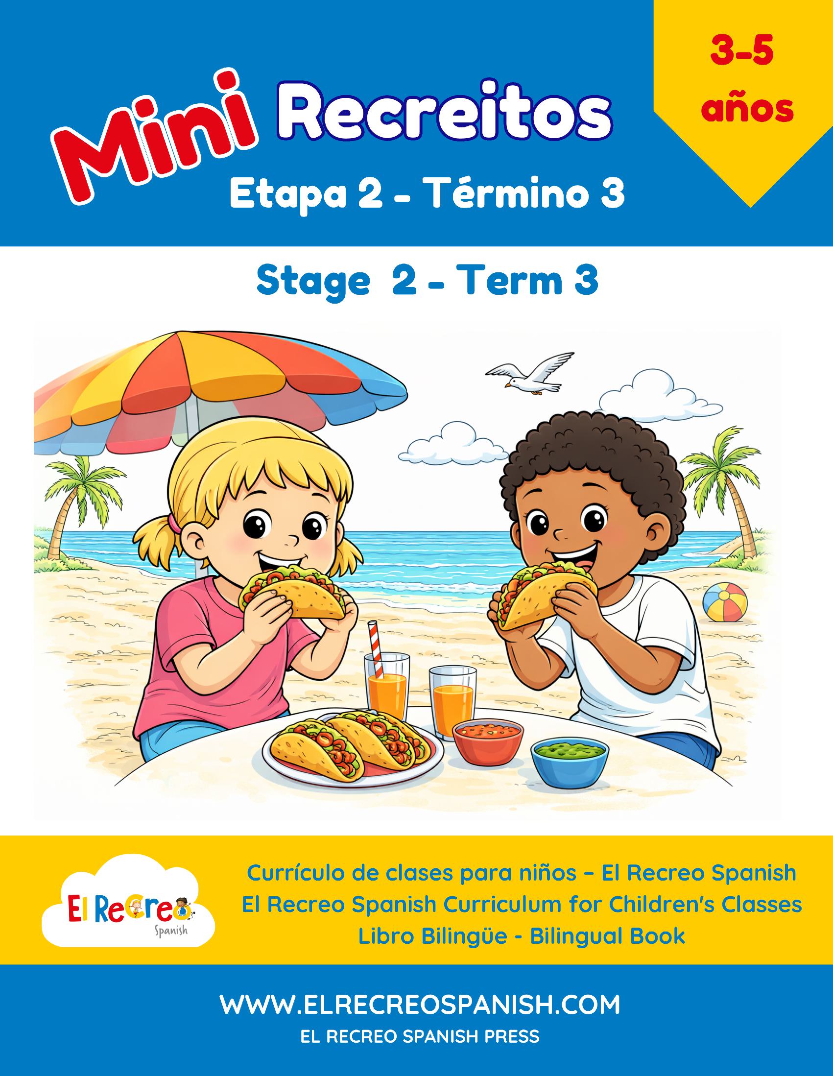 Mini Recreitos 2 - 3 (3-5 yrs) Stage 2 , Book 3