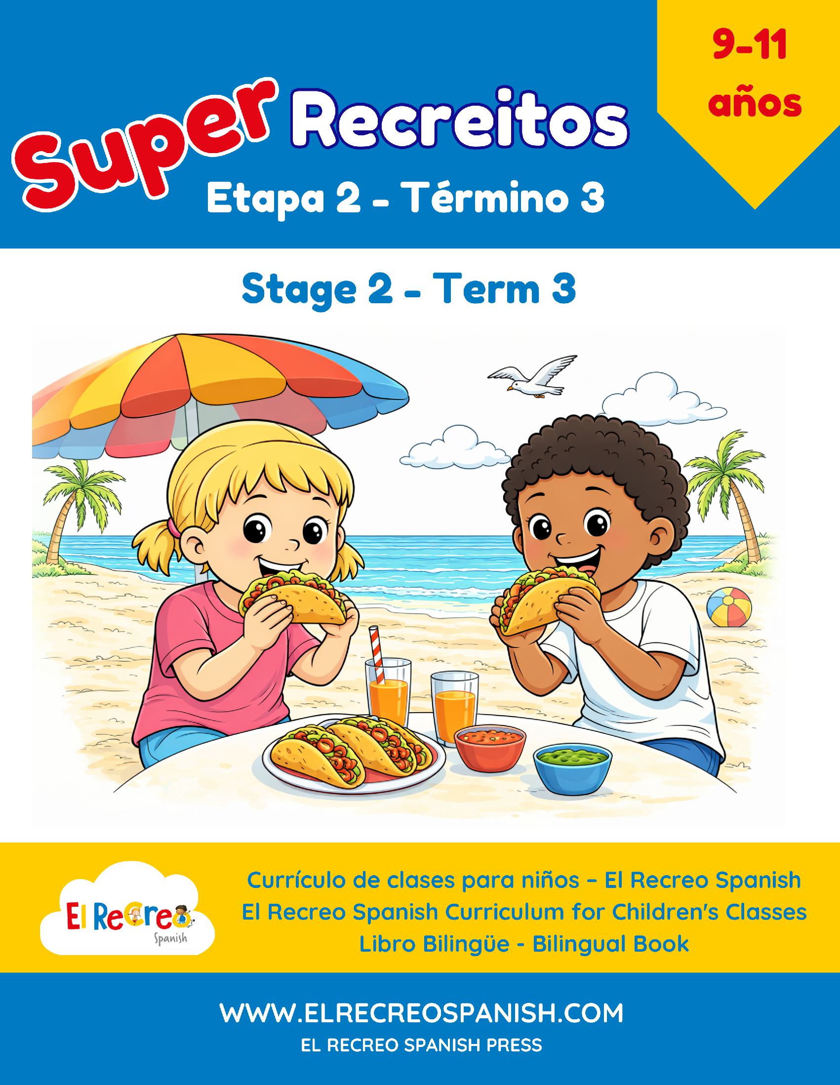 Super Recreitos 2 - 3 (9-11 yrs) Stage 2 Book 3